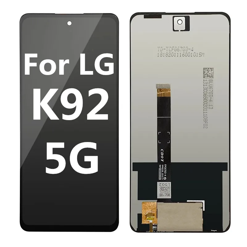 

LCD For LG K92 5G Display Touch Screen Digitizer Assembly LMK920 LM-K920 Replacement Parts