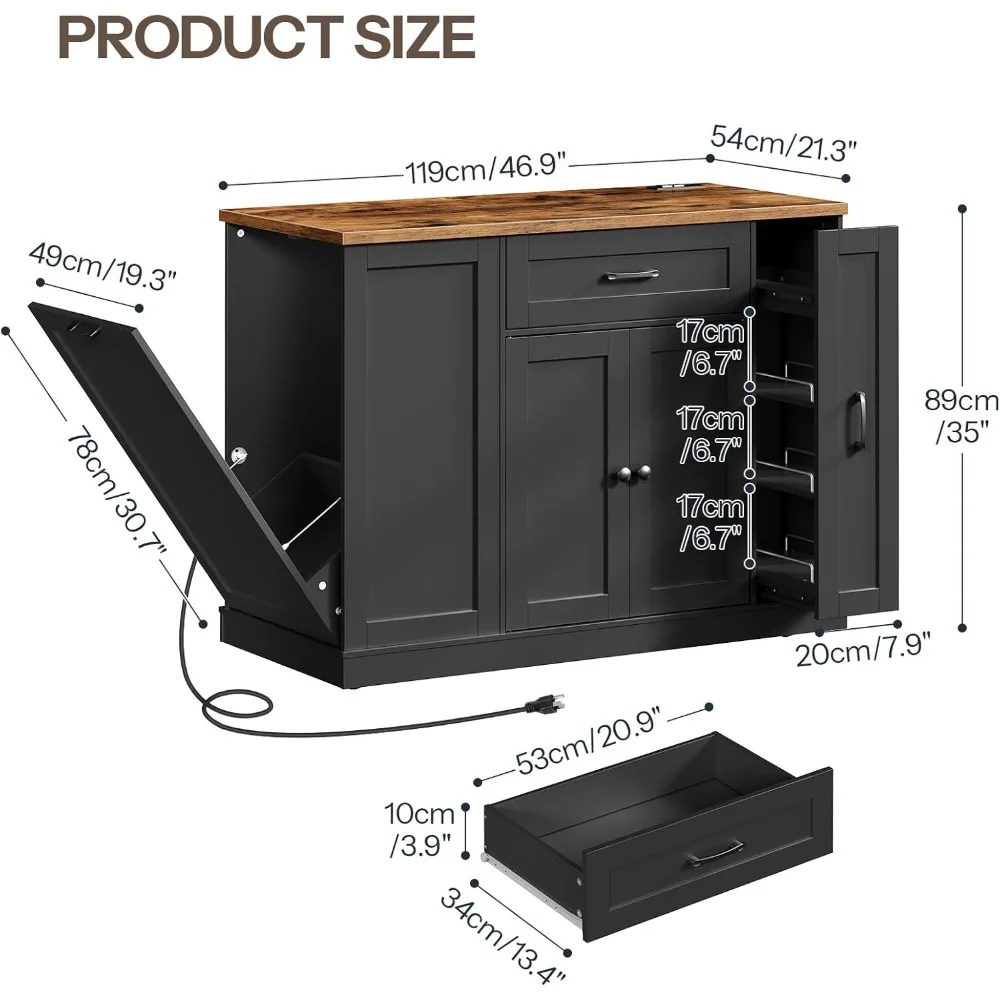 Thumbnail 2 - #4 Latest Rolling Kitchen Islands Offers