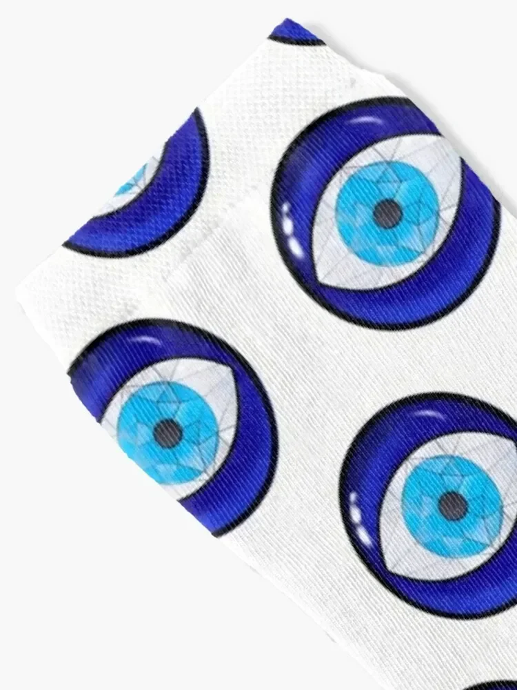 Crystal Evil Eye Pattern Socks cute christmas stocking hip hop floral Socks For Girls Men's