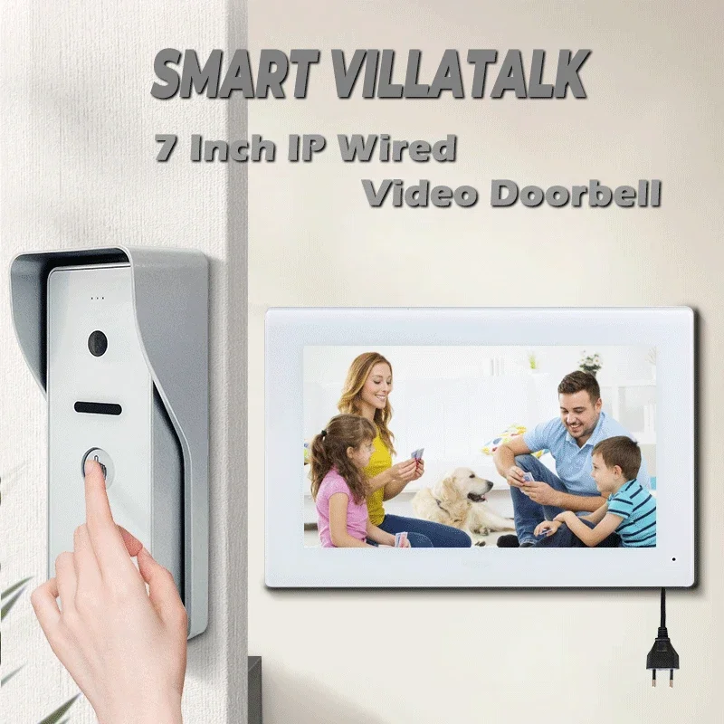 good quality 7 inch intercom system  for home video door phone