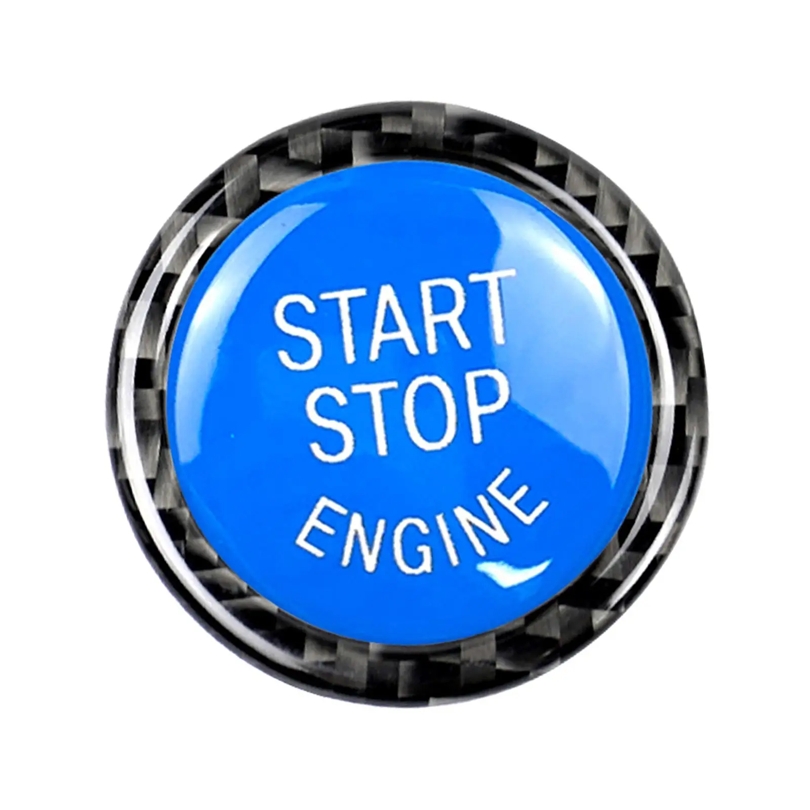 

Накладка на кнопку запуска/остановки двигателя из карбона, защитное кольцо из АБС-пластика, комплект для замены для BMW E90 E92 E93 320i Z4 E89, аксессуары для интерьера