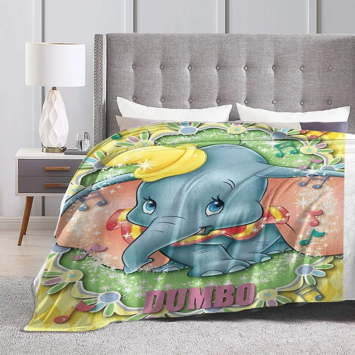 Dumbo Blankets Quality Warm Bedding Throws Spring Decorative Couch Bed Novelty Bedspread