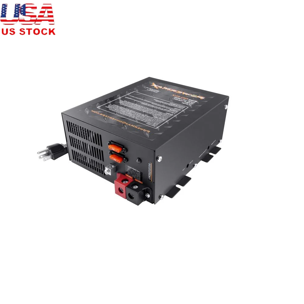 High-Amp DC Power Supply Reliable 3-Stage Charger with Intelligent Protection