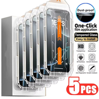 5PCS Easy Installation Screen Protector For Samsung S25 Ultra S24 FE S22 S23 Plus A56 5G A55 A54 A36 A35 A34 A33 A26 A16 A06 A05