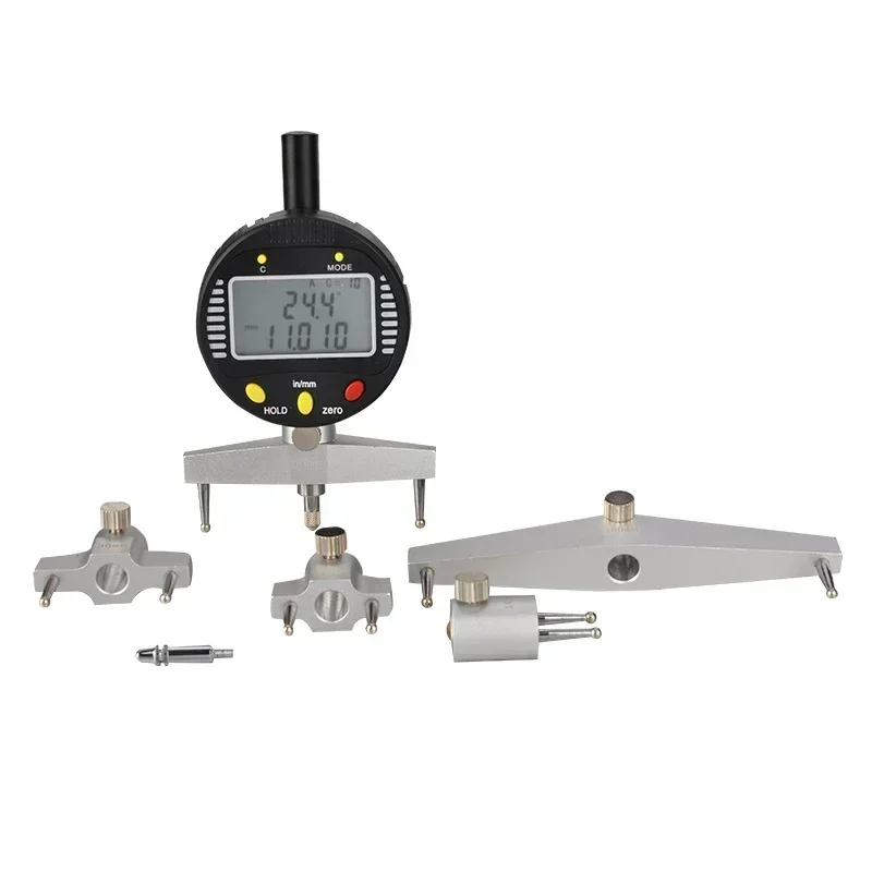 SHAHE High Accuracy Digital Radius Gauge Digital Multi-indicators Radius Indicator With 5 Changeable Measuring Jaw