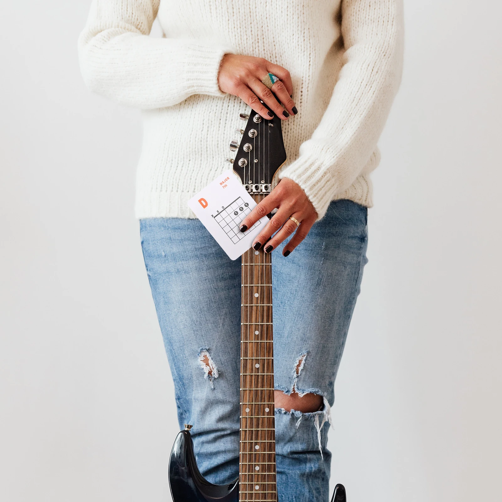 

49 Pcs Guitar Chord Diagram Beginner Helper Chords Electric Aid Trainer- Learning Tools Simple