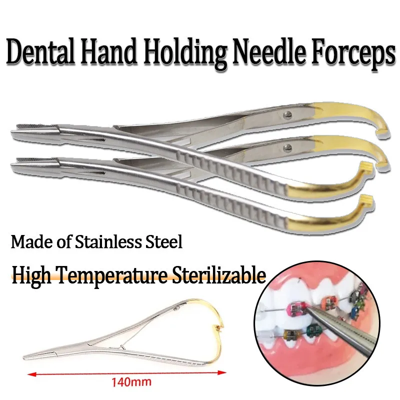 

Dental Needle Holder End Needle Holder Stainless Steel Forceps Needle Holder Loop Needle Holder Surgical Forceps