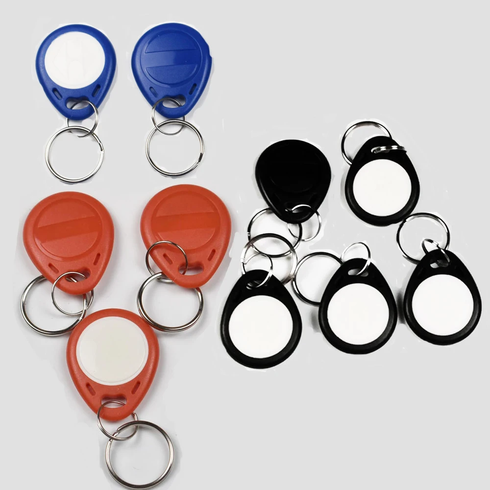 

100Pcs/Lot 125KHz EM4305 T5577 RFID Key Fobs Proximity ABS Tags Read and Write Rewritable Duplicator Copier Access Control