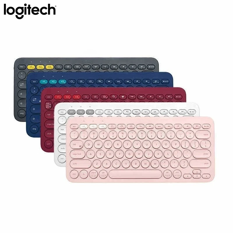 

Logitech K380 Компактная 84-клавишная Bluetooth-клавиатура для нескольких устройств Беспроводная портативная клавиатура для iPad, планшета, телефона, ноутбука, офиса