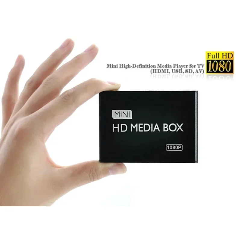 Full HD 1080P USB External Media Player With SD Media Box Support MKV H.264 RMVB WMV HDD Media Player For Car HDDK7