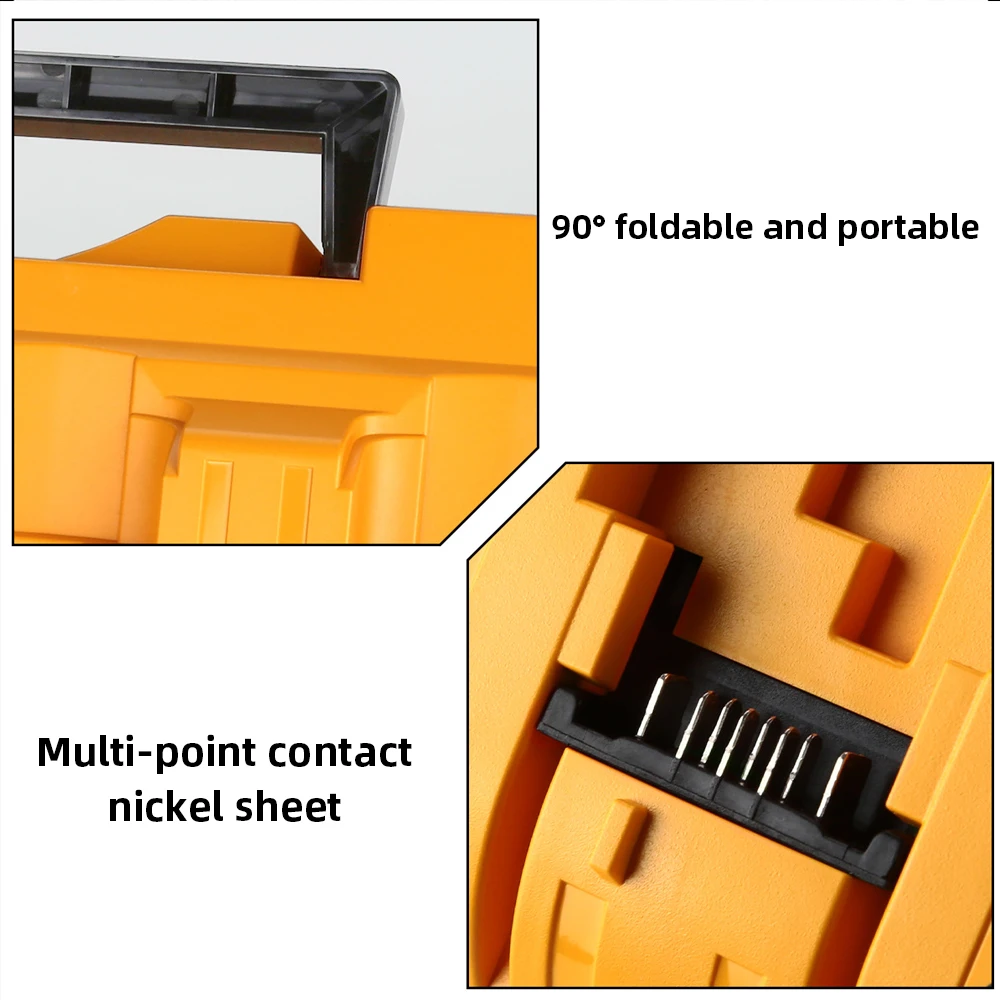DCB104 Li-ion Battery Charger 4-Port 3A Current Fast Charger For dewalt 12V 14.4V 18V 20V FlexVolt 20V DCB127 DCB203 DCB204