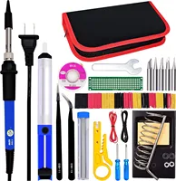 Adjustable Electric Soldering Pen Iron 60W Household Maintenance Soldering US and Europe Standard 110V 220V Soldering Pen Set
