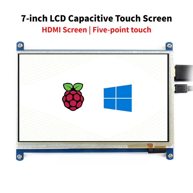 waveshare-raspberry-pi-4b-3b-display-7-inch-lcd-capacitive-touch-screen-hdmi-screen-five-point-touch
