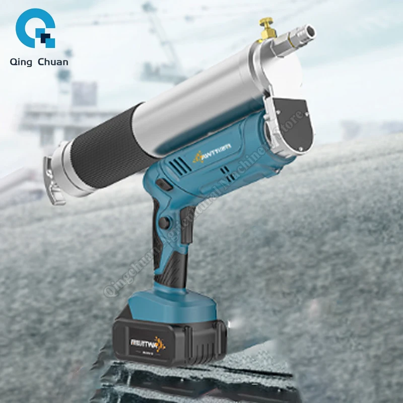Electric Butter Gun Lithium Battery Specially Designed Excavators Oil Injection Automatic Manual Buttering Oil Drips