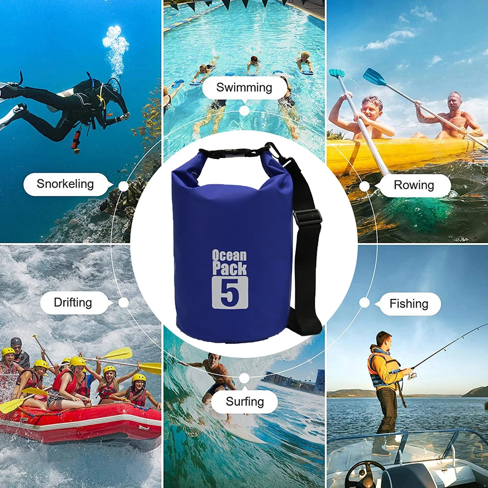 Waterproof Water Resistant Dry Bag Sack Storage Pack Pouch for Kayaking Canoeing