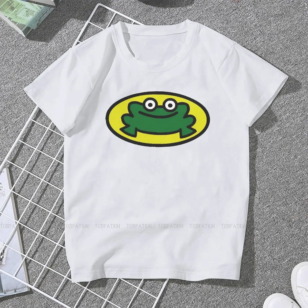 Frog TShirt For Women PaRappa The Rapper Rhythm Game Tops Harajuku Ladies T Shirt Basic Graphic Loose