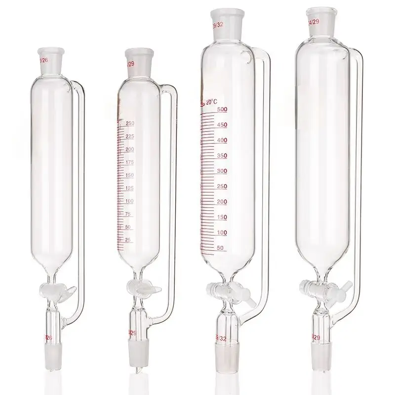 Constant Pressure Funnel with PTFE 10/25/50/100/250/500/1000 Organic Synthetic Liquid