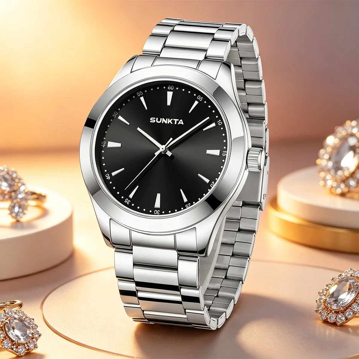 SUNKTA  2026 Sports Men's Luxury Watches Waterproof Luminous Quartz Wristwatch Business Watches Men Reloj Hommes Men's Gift+BOX