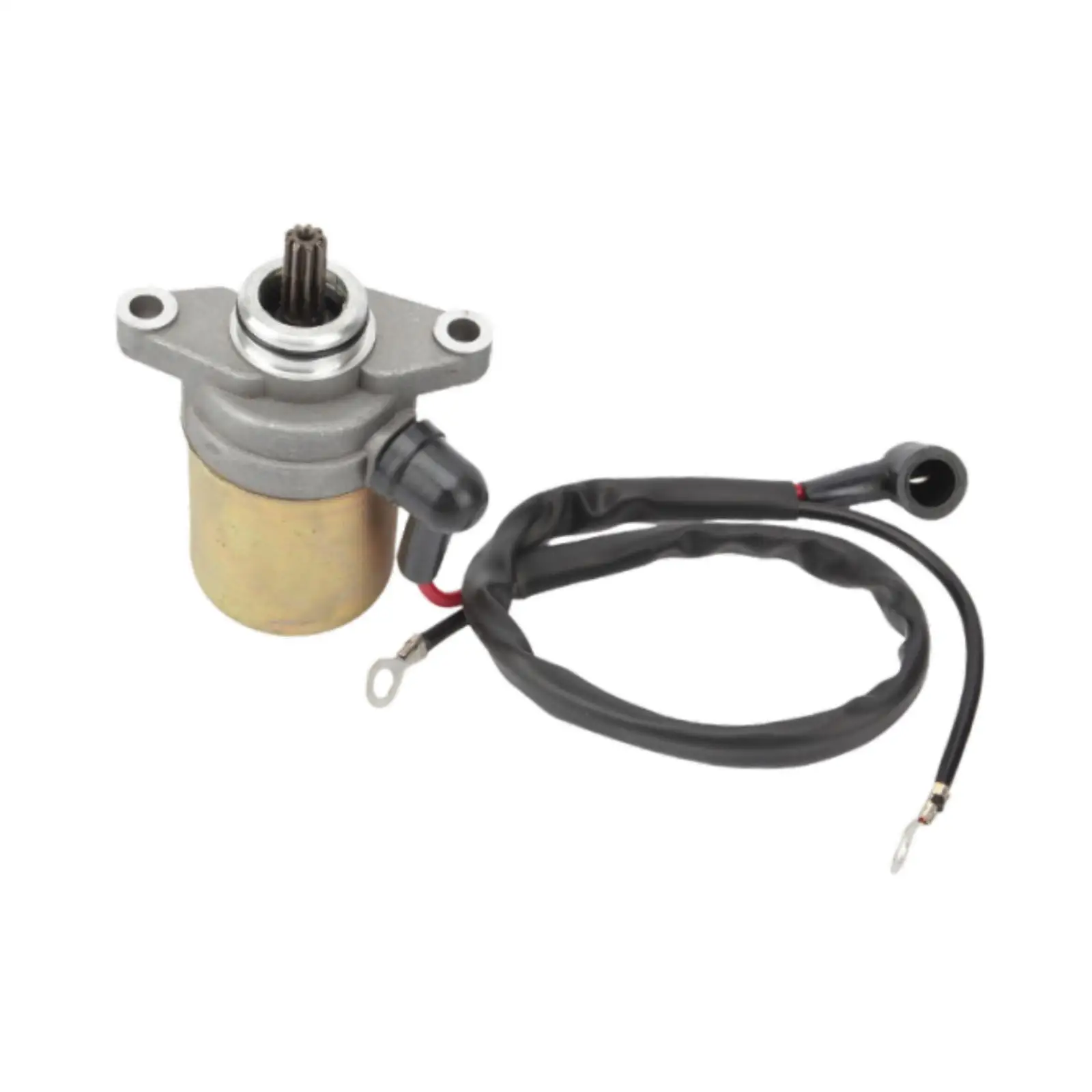 

2 Tooth Scooter Starter Motor Replacement Sturdy Spare Part Easy to Install Engine Start Device