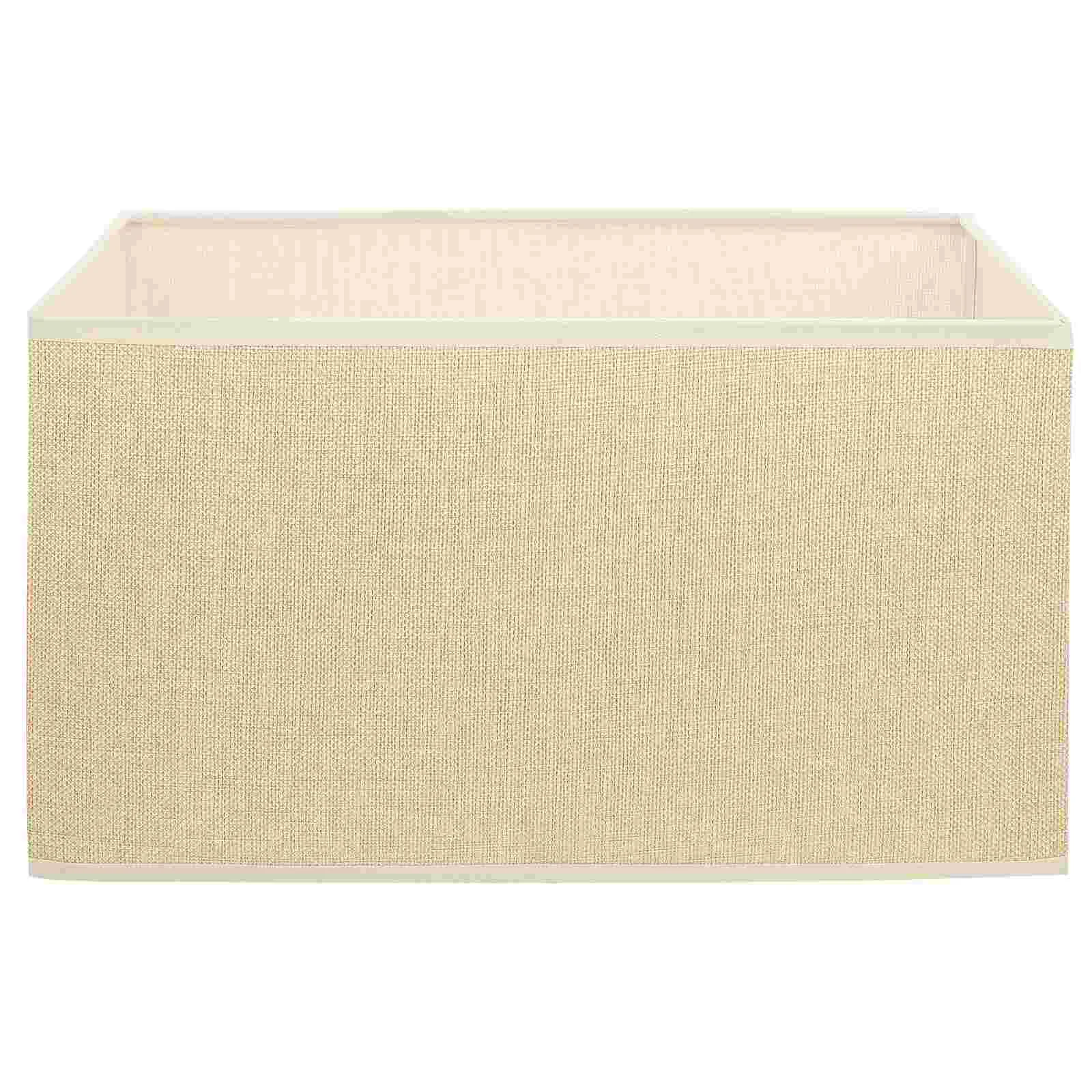 

Osaladi Simple Cloth Lampshade E27 Modern Light Cover Rectangular Linen Fabric Table Lamp Shade Hanging Light Protector