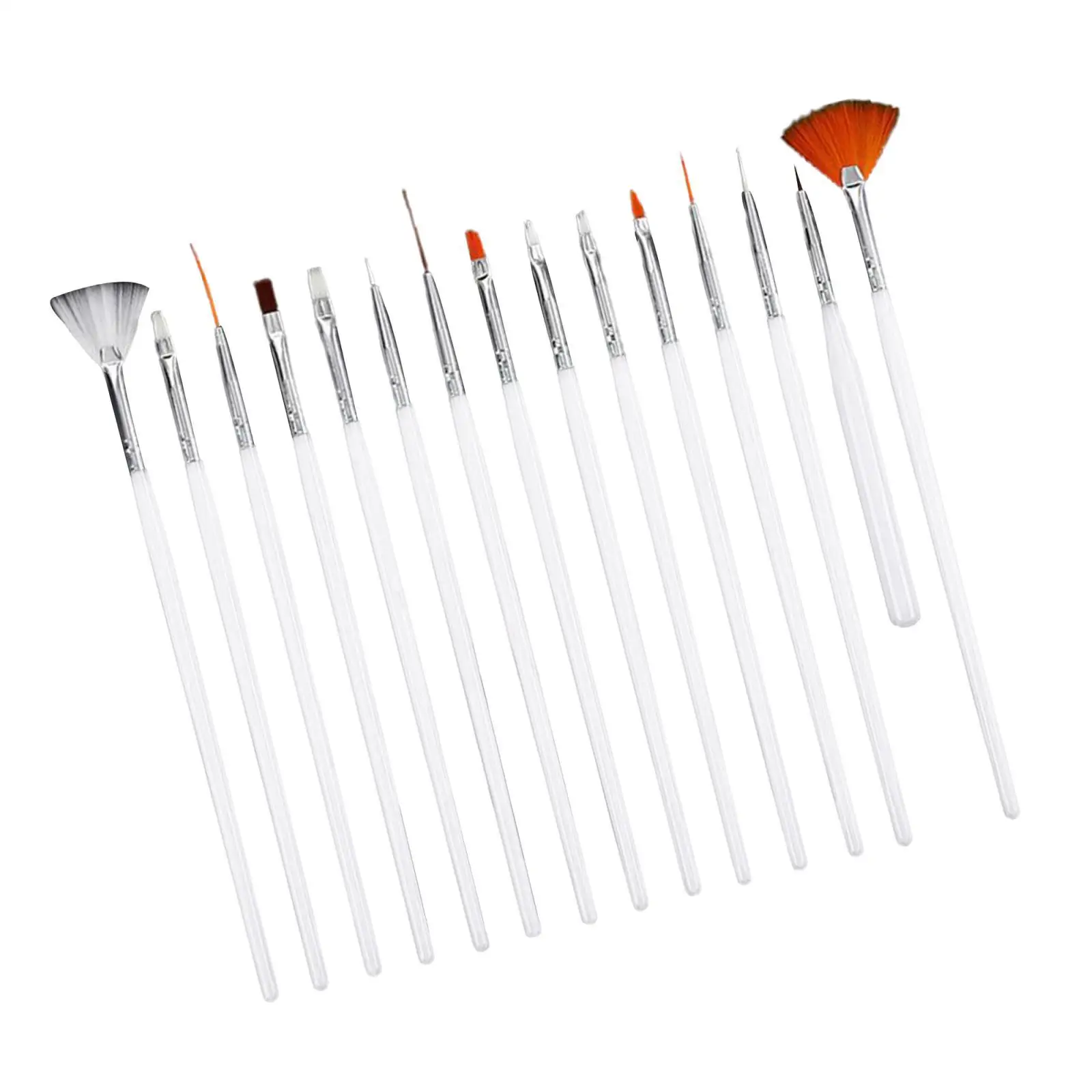 Flexible Nail Art Line Brushes Nylon Painting Set Multiple Pen Types Nail Decorating Tools for Nail Design Supplies