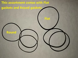 Assortment of 35 Sizes Total 105pcs Flat O Rings Round Rubber Gaskets for RX Waterproof  Watch Caseback W-609RLX