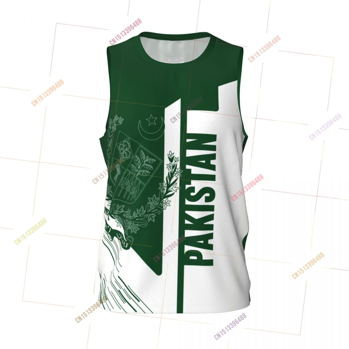 2027 Pakistan 3D Flag Sports T-shirts Men Clothing Breathable For Basketball Running Fitness T shirt