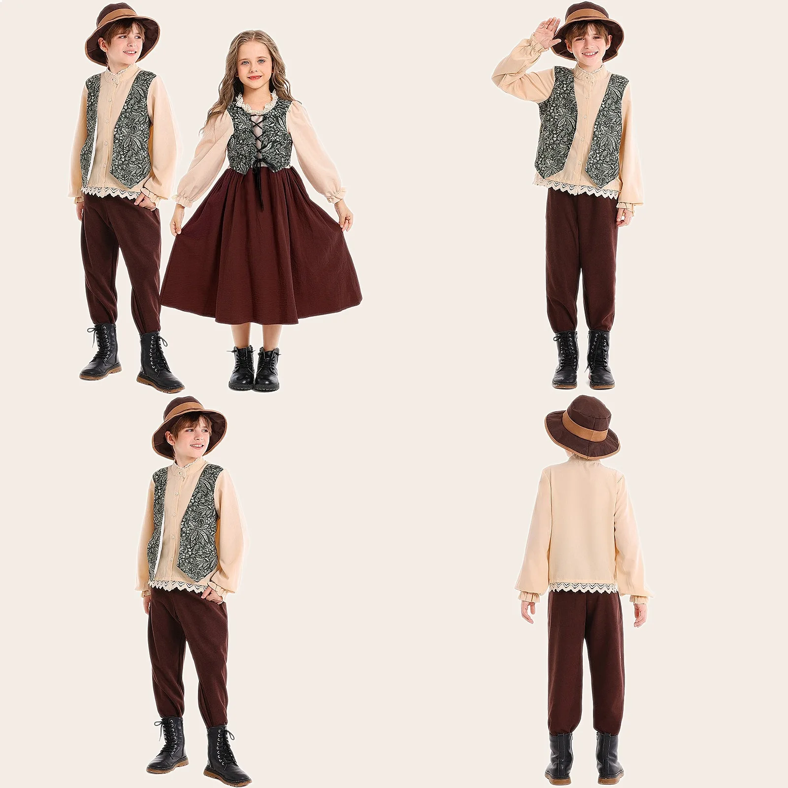 

Halloween Retro German Beer Costume Campus Performance Men Traditional Oktoberfest Outfit