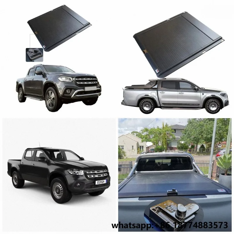 2022 Password Lock Shutter Cover Pickup Bed Retractable Truck Bed Tonneau Cover for Mercedes-Benz X Class