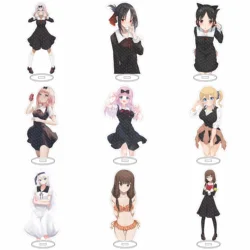 Anime Kaguya-sama: Love Is War Figure Shinomiya Kaguya Acrylic Stands Shirogane Miyuki Character Model Fans Collecting Gifts
