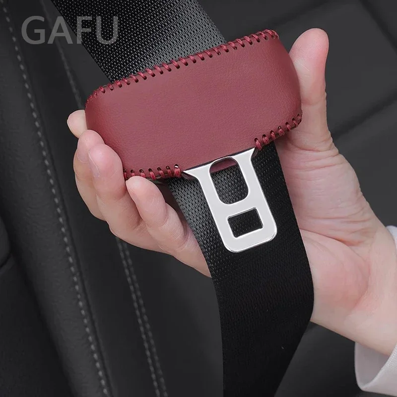 For ZEEKR 001 X 2022 2023 Seat Belt Cover Seat Buckle Head Cover Comfortable Feel Tight Fit Car Interior Modification Decoration