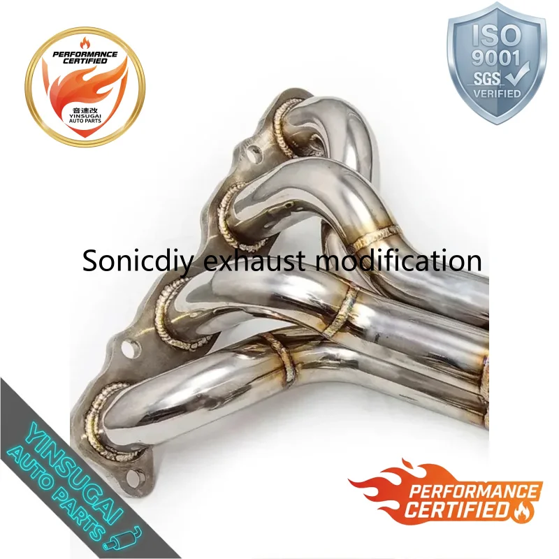 High Quality Racing Modified Exhaust Manifold Header for Mitsubishi ASX 1.6 2.0 2009-2015 Performance Power Upgrade Parts