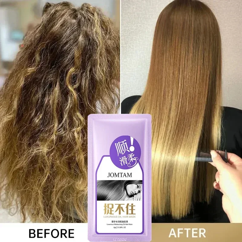 

5 Seconds Hair Mask Keratin Repair Dry Damaged Frizzy Repair Hair Treatment Straighten Soft Smooth Shiny Nutrition Care Products