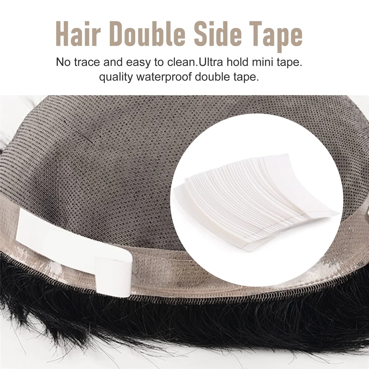 

A69T180Pc/Lot Fixed Hair System Adhesive Tape Super Strong Double Adhesive Extended Tape Waterproof Sweat Toupee Lace Wig