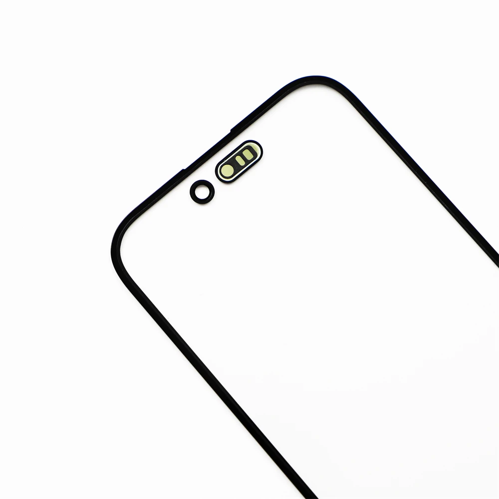 5pcs New Front Screen Outer Glass With OCA Film for iPhone XR 11 12 13 14 15 16 Pro XS Max Plus Touch Panel Glass External Lens