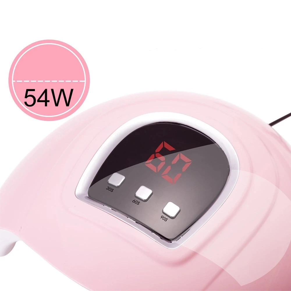 Asciugacapelli Lampada per unghie a LED Lampada UV per polimerizzare tutti lo smalto gel con rilevamento del movimento Strumento per manicure e pedicure Regalo