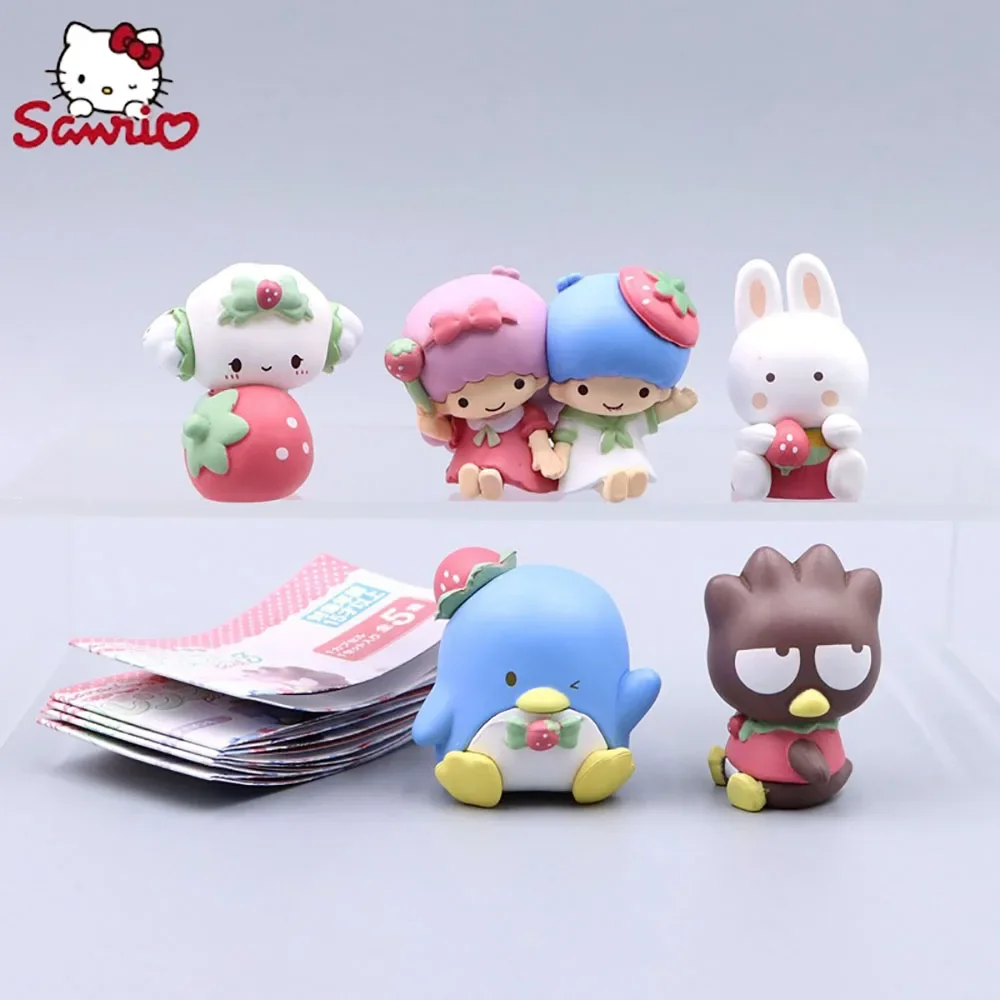 

Капсульная игрушка Sanrio с маленькой двойной звездой 5 см, фигурка Cinnamoroll XO, аниме кавайная кошка, экшн-коллекция, ПВХ материалы, подарок для детей