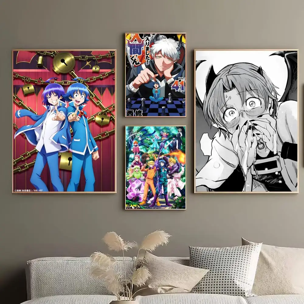 Anime Welcome To Demon School! Iruma Kun Poster Aesthetic PVC Wall Art - HD Waterproof UV Resistant For Home Bar Office