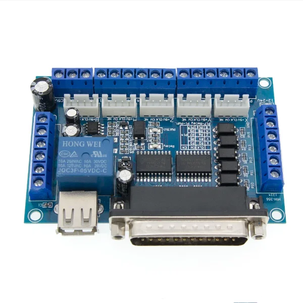 MACH3 engraver interface board 5-axis stepper motor driver cnc with optoisolator