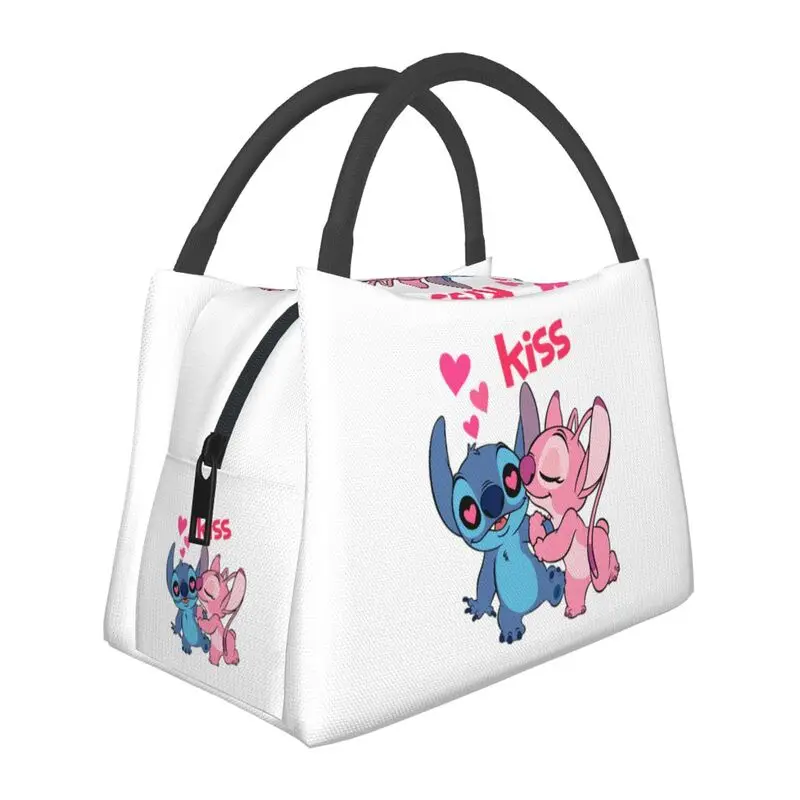 

Stitch TV Cartoon Animation Thermal Insulated Lunch Bags Women Resuable Lunch Tote Outdoor Camping Travel Storage Meal Food Box