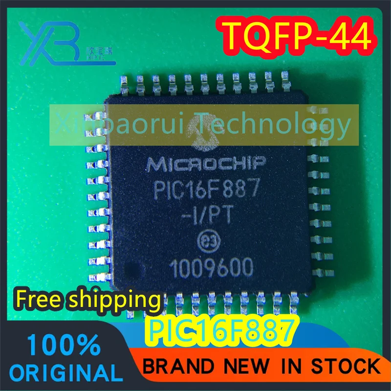 

(5/50pieces) PIC16F887-I/PT PIC16F887 TQFP44 8-bit microcontroller-MCU 14KB flash memory PIC microcontroller new Free shipping