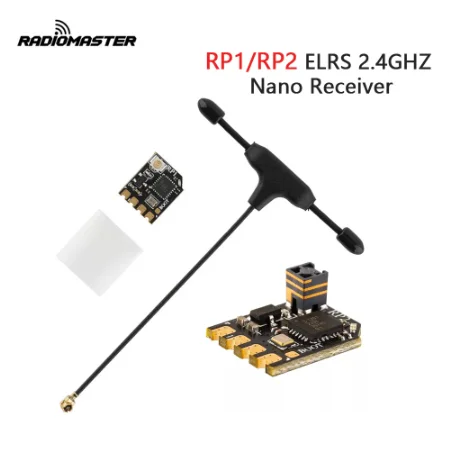 NEW RADIOMASTER RC RP1/RP2/RP3 ExpressLRS 2.4ghz Nano Receiver 250mw ISM 2.4ghz T Antenna Model Aircraft Transmitte Accessories