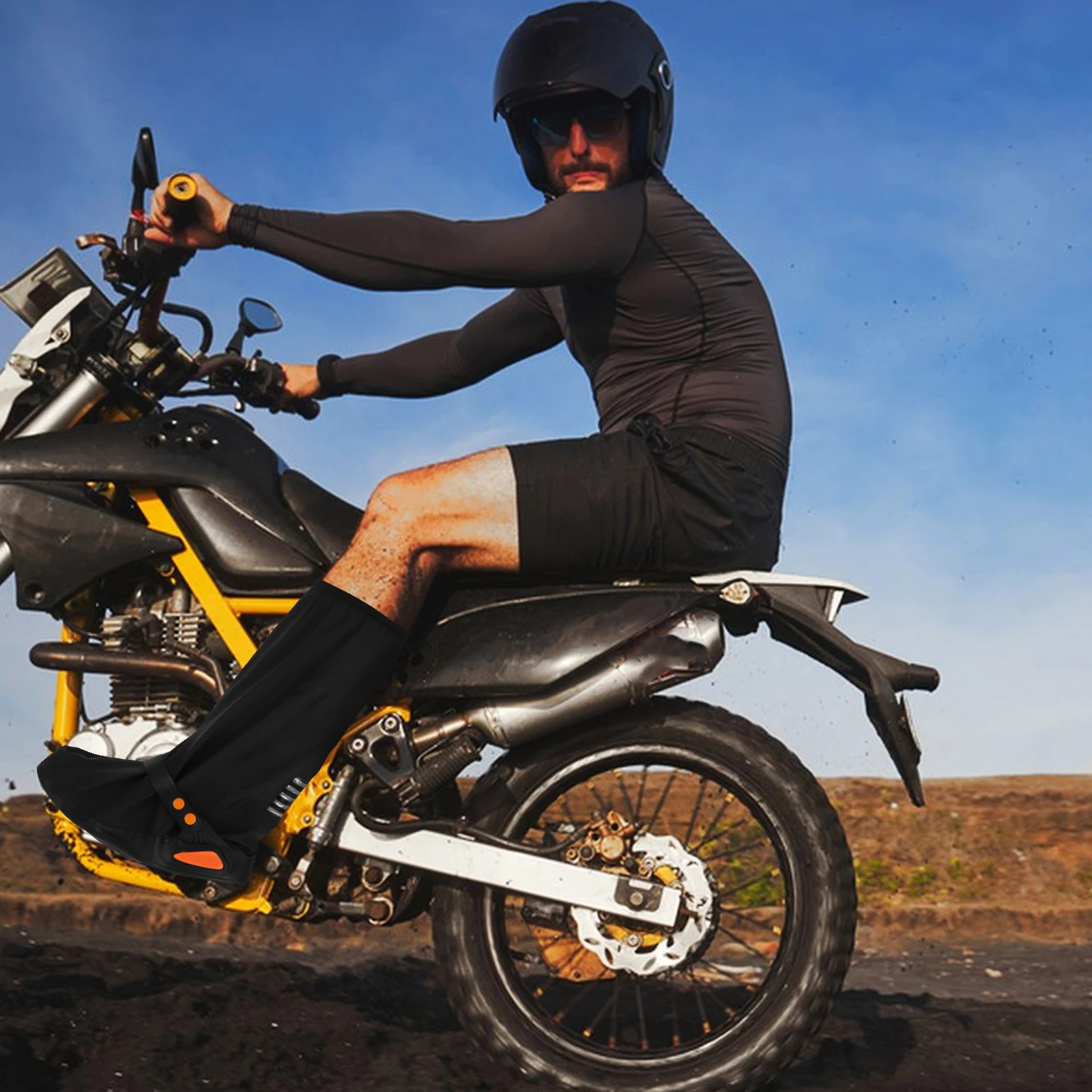 1Pair Insulated Boot Covers Rain and Snow Protection for Shoes Heavy Duty Reusable Shoe Protectors for Men Women All Outdoor