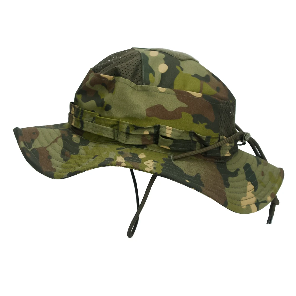 1 Stück/3 Stück Camo Boonie Hut Sonnenschutz Atmungsaktiver Fischerhut Herren Outdoor Wandern Jagd Angeln Winddichter Fischerhut