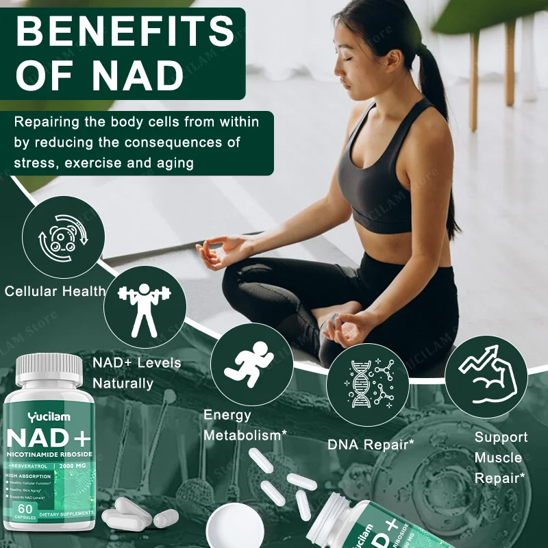 Supplément de résvératrol NAD+ - Resveratrol Capsule Anti Aging avis et prix