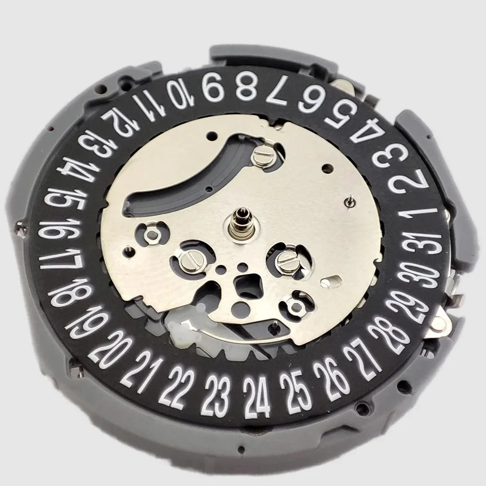 Reloj de cuarzo con movimiento automático, cronógrafo con calendario único, color negro, serie VK63, VK63A, VK, 6 o