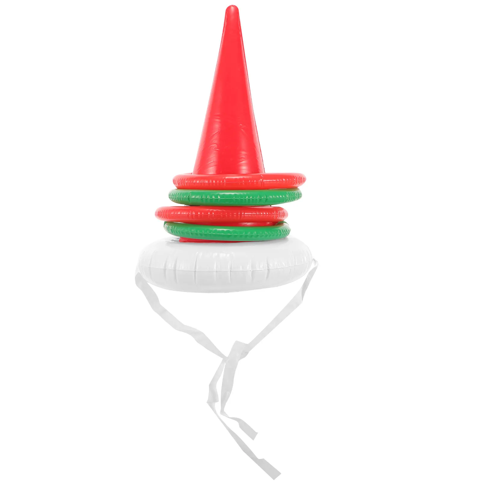 Inflatable Witch Hat Toss Game for Children Bright Ring Set Improves Cognition and Math Skills Indoor Outdoor Party Game