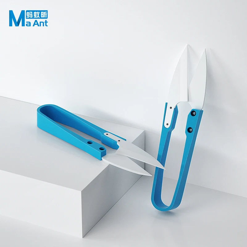 MaAnt Insulated Ceramic Scissors Antistatic Electronic Component Maintenance Scissors Mobile Phone Repair Tool