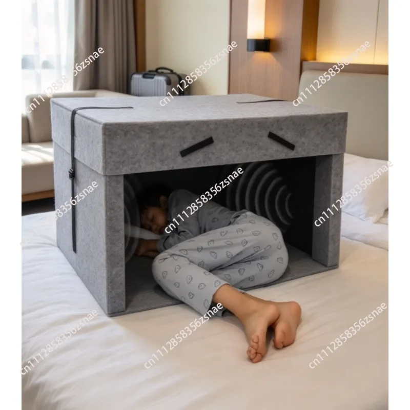 Bed Sleeping Pod Light Blocking Noise Isolation Tent Wind Proof Private Shelter For Dorm Bedroom Rest Sleep Aid