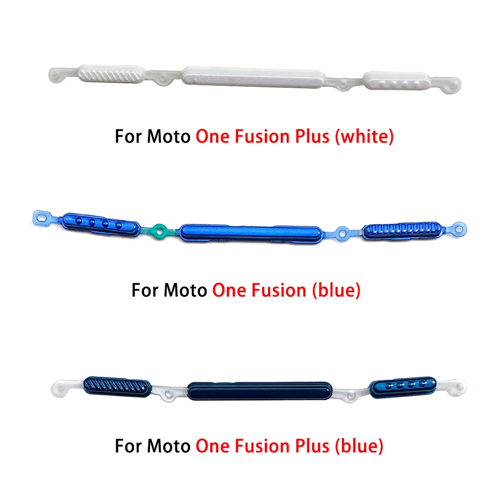 20Pcs， NEW Tested For Motorola Moto One Action Vision Fusion Plus Macro X Play Side Keys Power and Volume Buttons Replacement